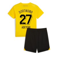 Fotbalové Dres Borussia Dortmund Karim Adeyemi #27 Dětské Domácí 2023-24 Krátký Rukáv (+ trenýrky)